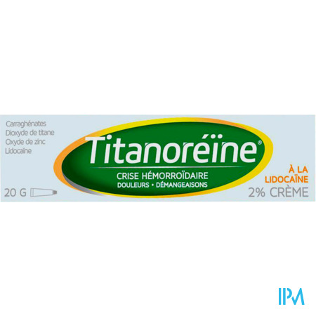 vignette TITANOREINE LIDOCAINE 2% CR TUB20G