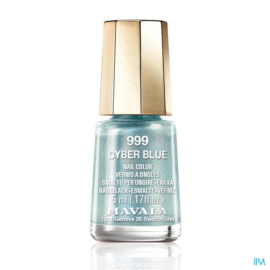 vignette Mavala Vernis A Ongles Mini Color's Cyber Blue 5ml