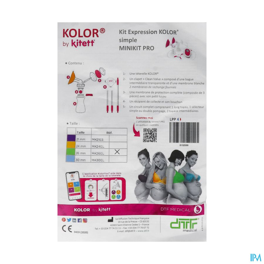 produit MINIKIT PRO KIT SIMPL POMPAGE TETE 26MM L