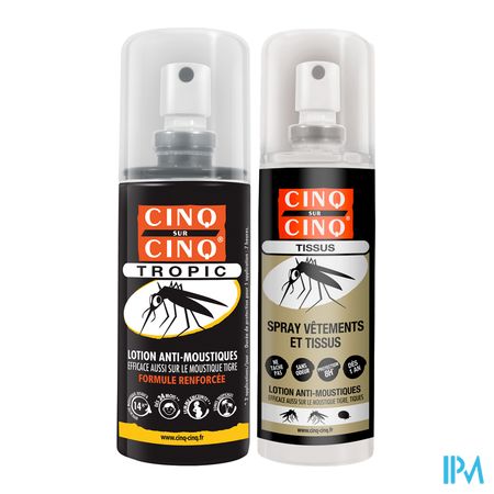 vignette Cinq Sur Cinq Tropic Lotion Spray 75ml + Vetement 100ml