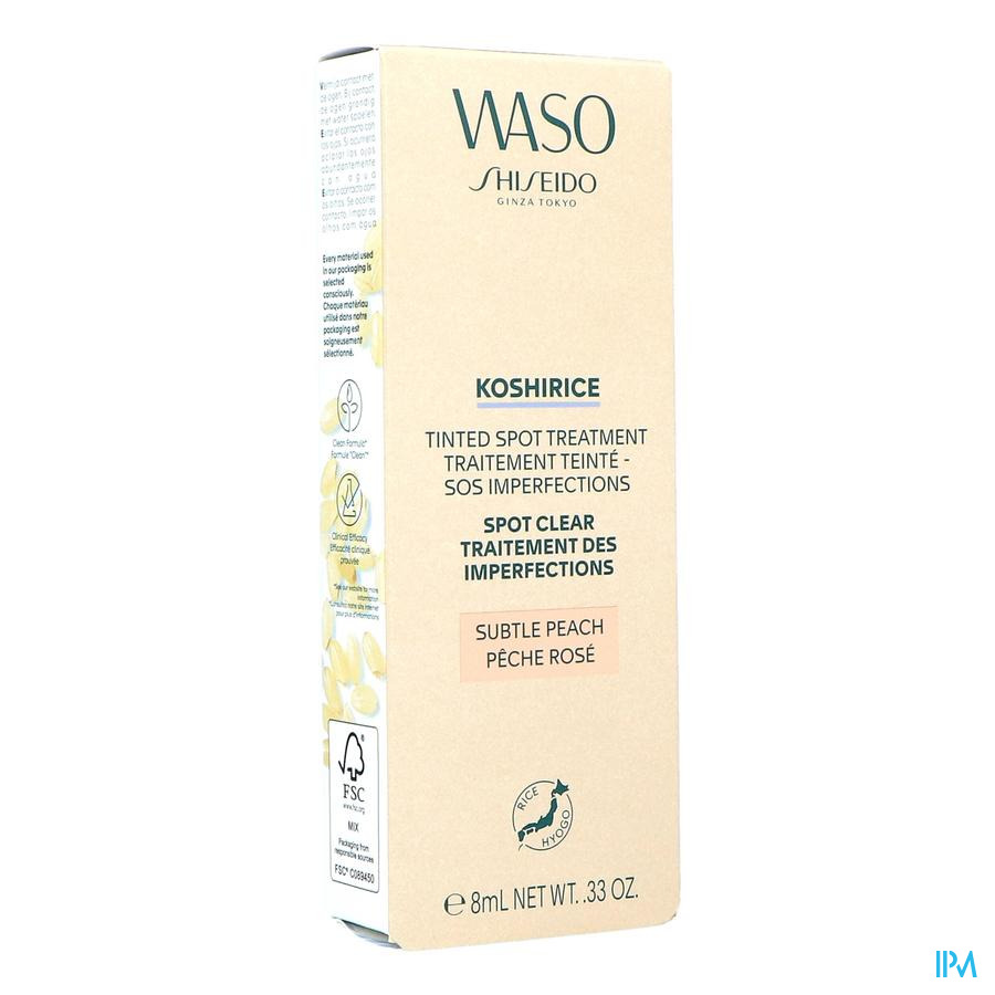 vignette SHISEID WASO TEINT SOS PECHE ROSE