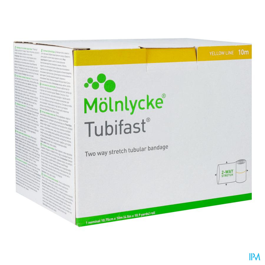 produit Tubifast 2way Stretch Band Tubul 10m X 10cm75 Jaun