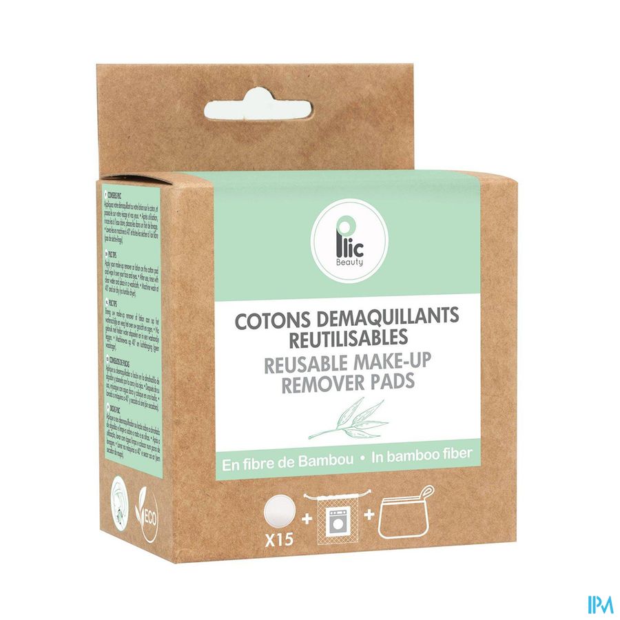produit Plic Beauty Coton Demaquillant Reutilisable X15