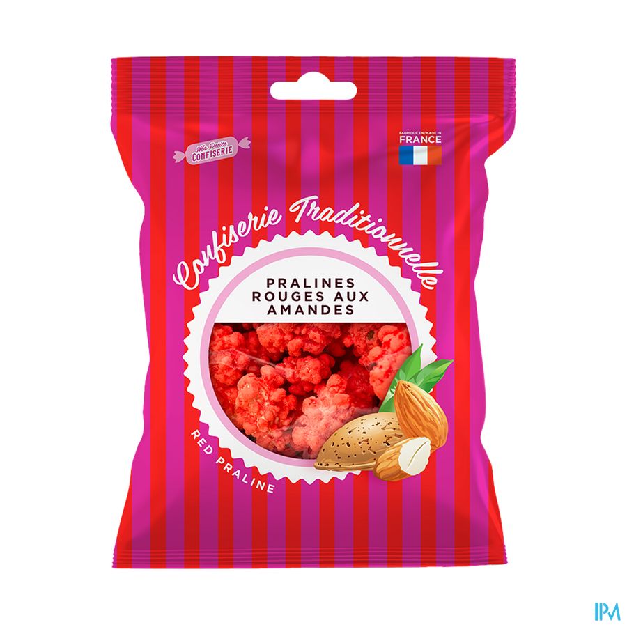 vignette SOLEMIO PRALINES ROUGES AUX AMANDES 100G