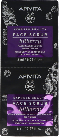 produit Apivita Gommage Express Myrtille 8ml X2