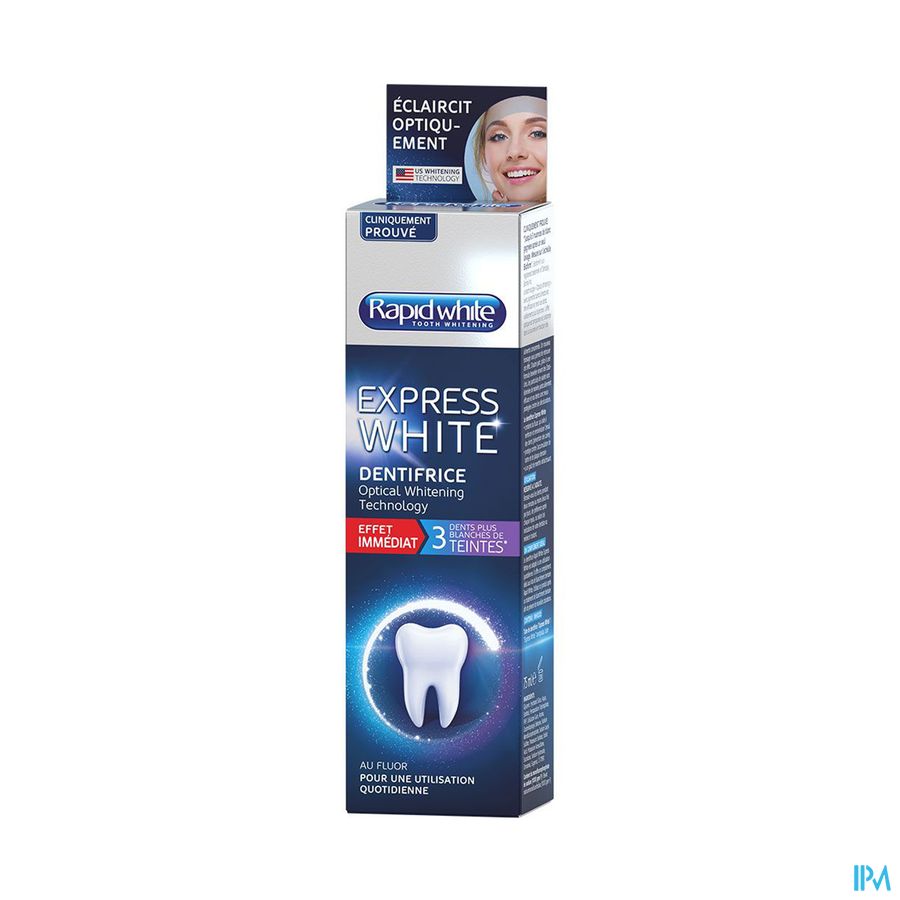 vignette RAPID WHITE DENTIFRICE EXPRESS WHITE 75ML