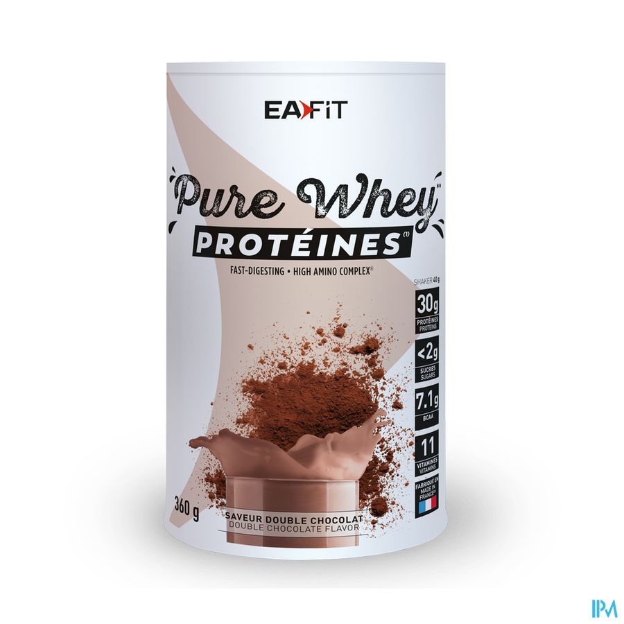 produit PURE WHEY DOUBLE CHOCOLAT 360G