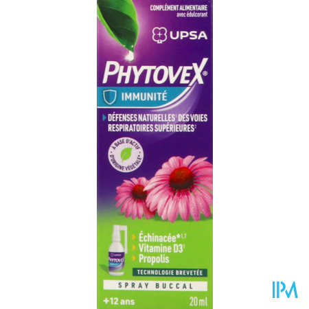produit Upsa Phytovex Immunite Spray Buccal 20ml