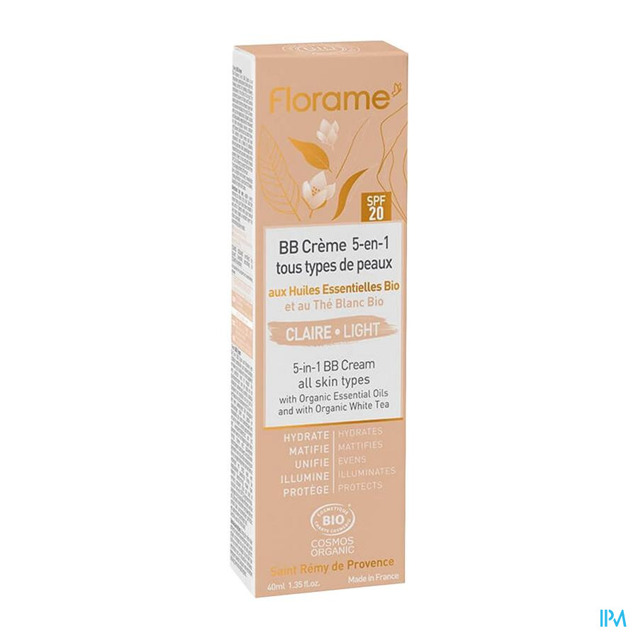 produit FLORAME BB CR 5-EN-1 TEINTE CLAIRE 40ML