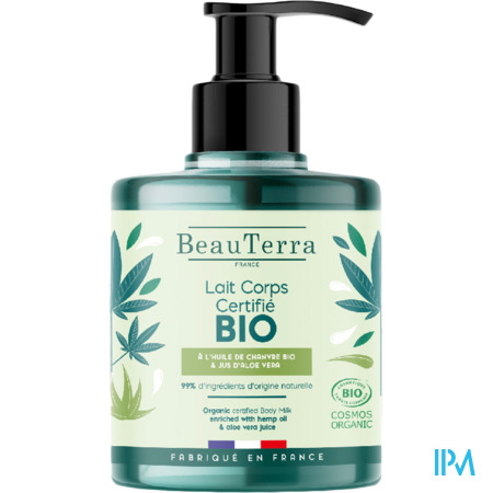 vignette Beauterra Lait Corps Bio Chanvre Et Aloe Vera 500ml