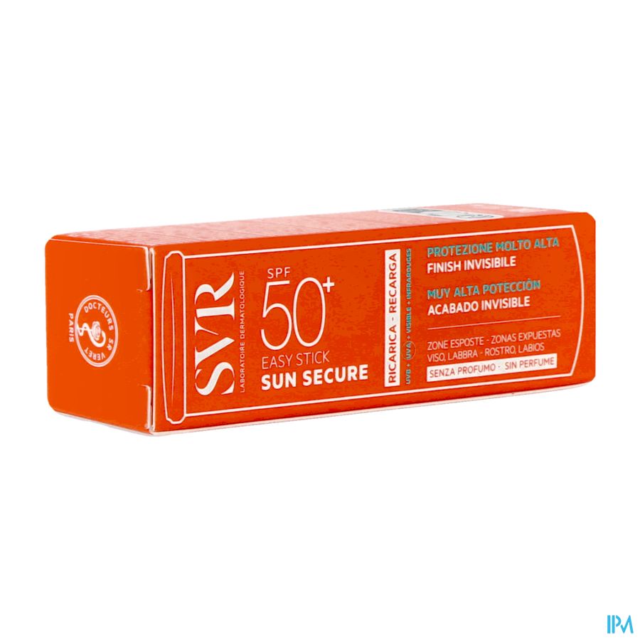 vignette SVR SUN SECURE EASY STICK SPF50+ 10G RECH