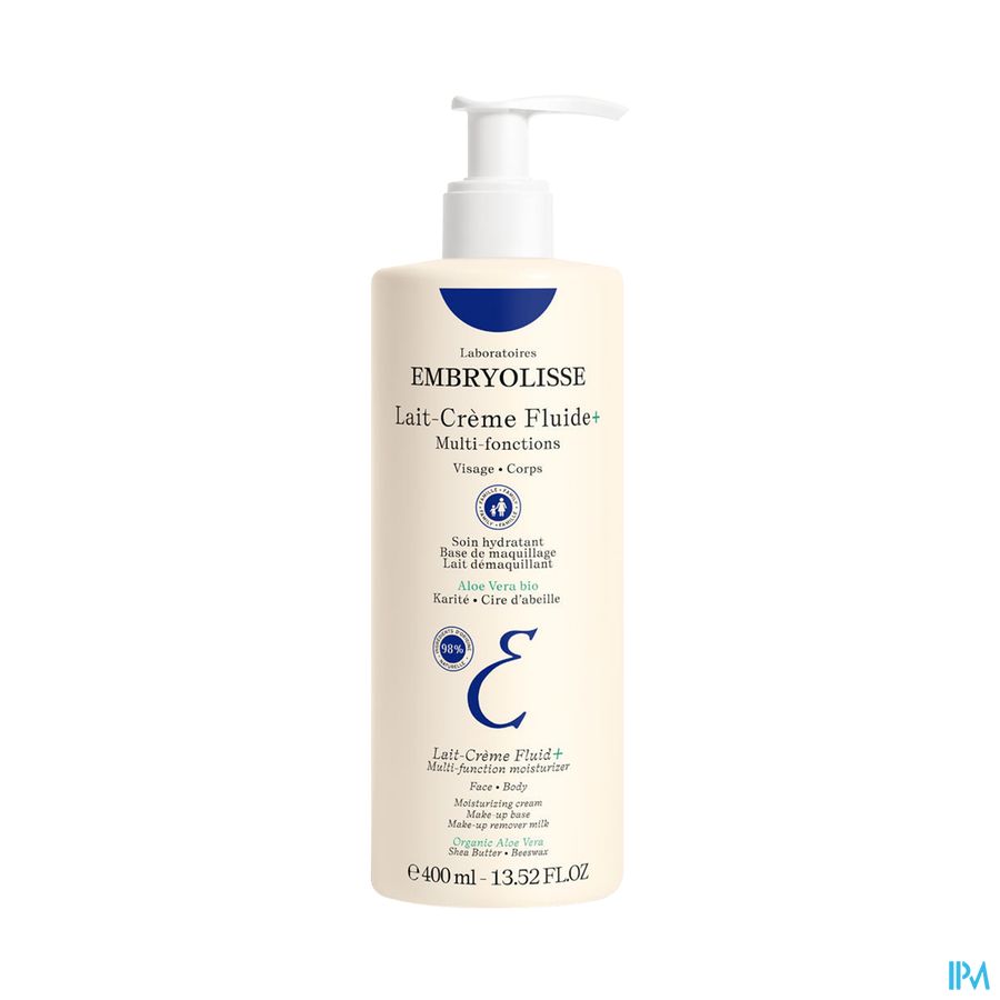 vignette EMBRYOLISSE LAIT-CR FLDE+ FL POMPE 400ML