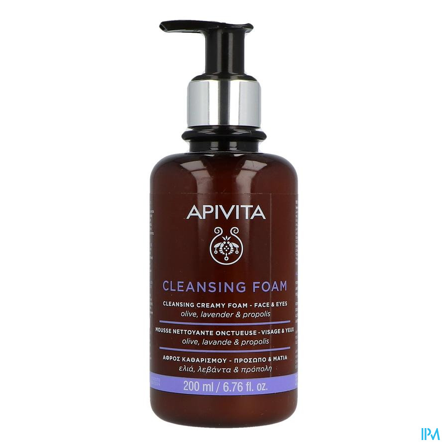 vignette Apivita Gel Nettoyant Visage Yeux 200ml
