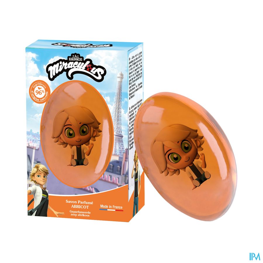 produit Le Comptoir Du Bain Savon Translucide Miraculous Adrien Abricot 80g