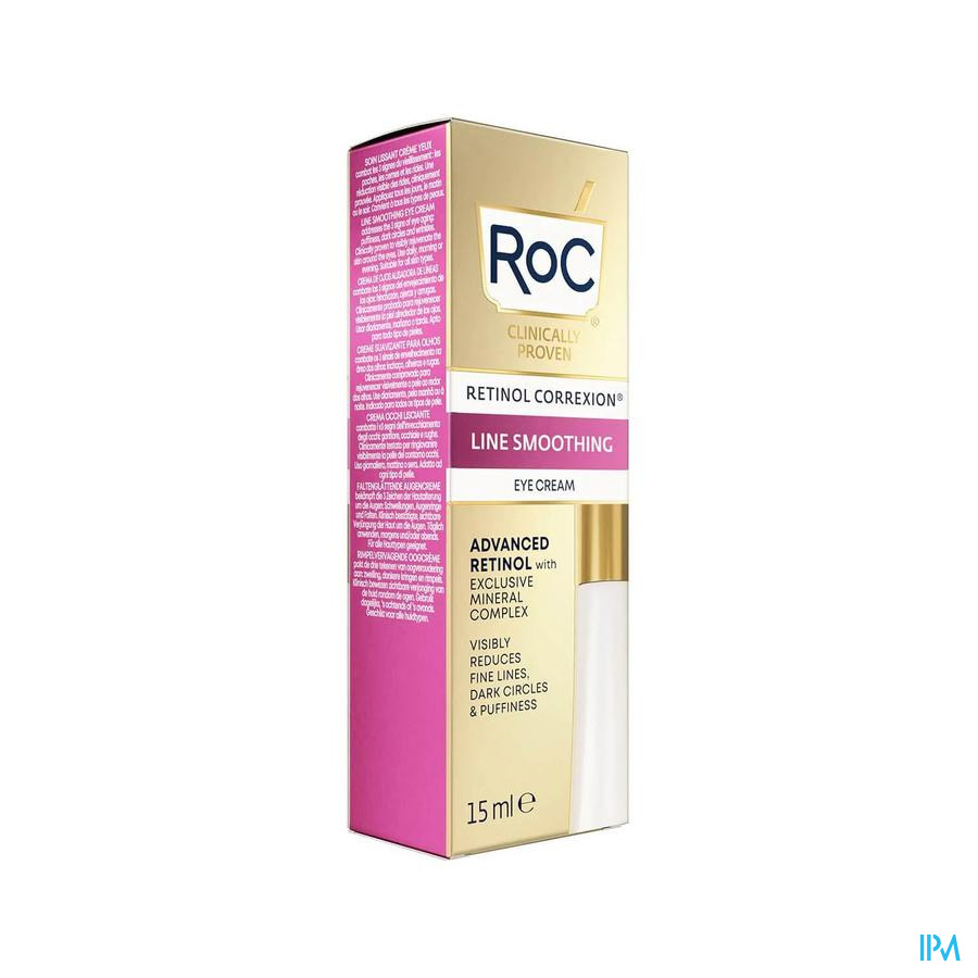 vignette Roc Soin Lissant Creme Yeux 15ml
