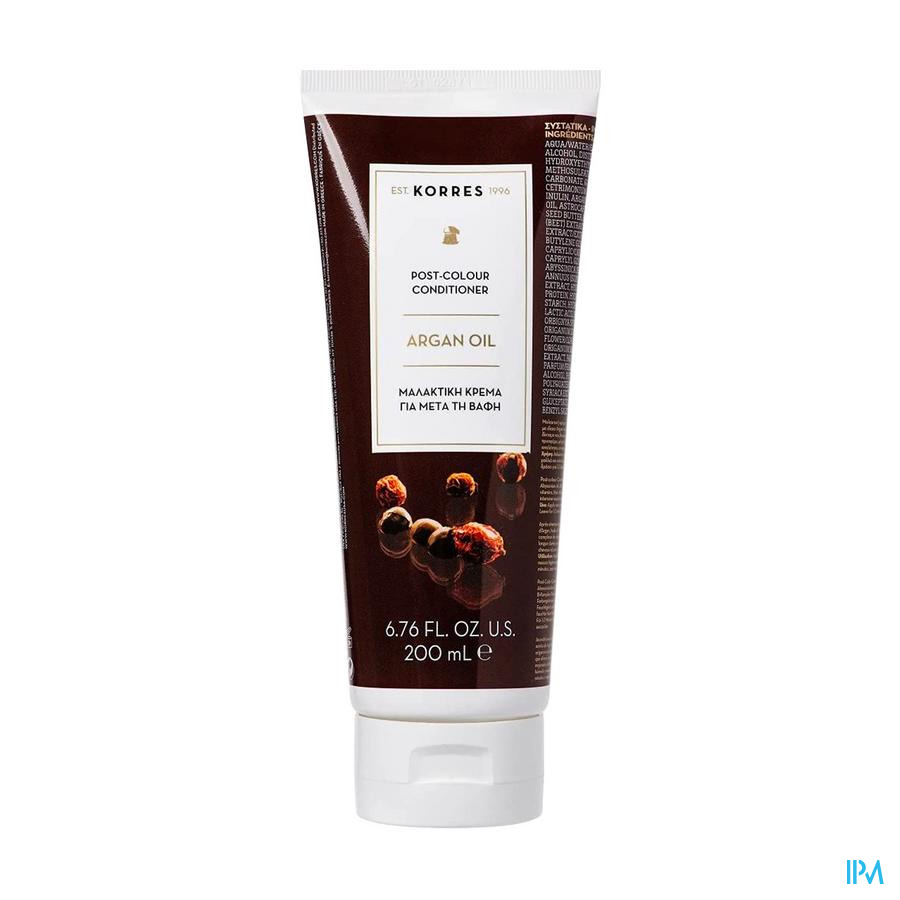 vignette Korres Apres Shampooing Post Coloration Argan 200ml