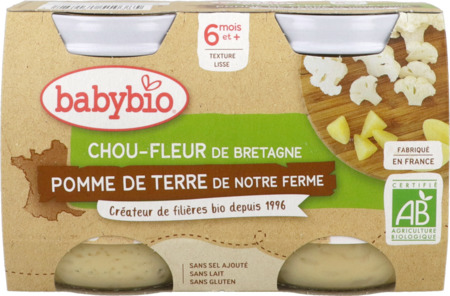vignette BABYBIO PL CHOUX FLEUR PDT 2X130G