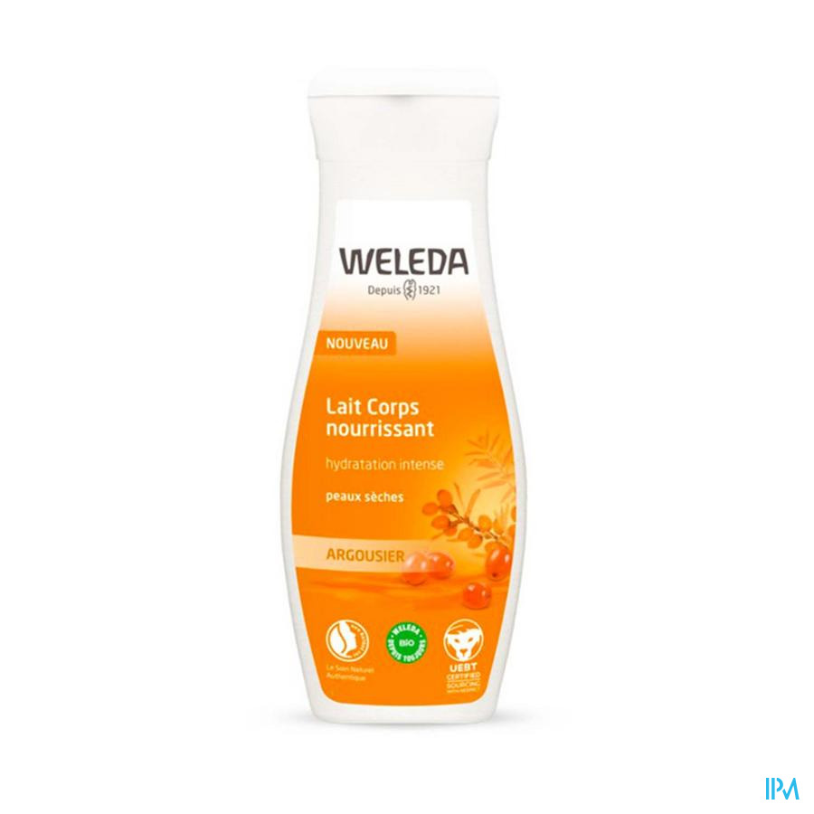 vignette Weleda Argousier Lait Corps Nourrissant Bio 200ml