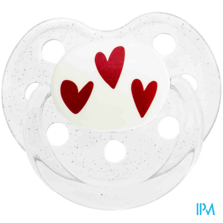 vignette Le Biberon Francais Sucette Coeurs 0/6mois