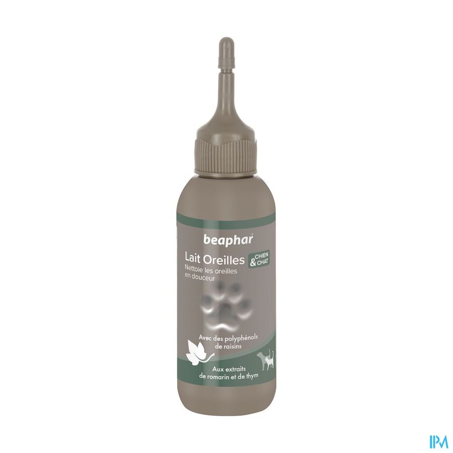 vignette BEAPHAR LAIT NETTOYANT OREILLE FL/125 ML