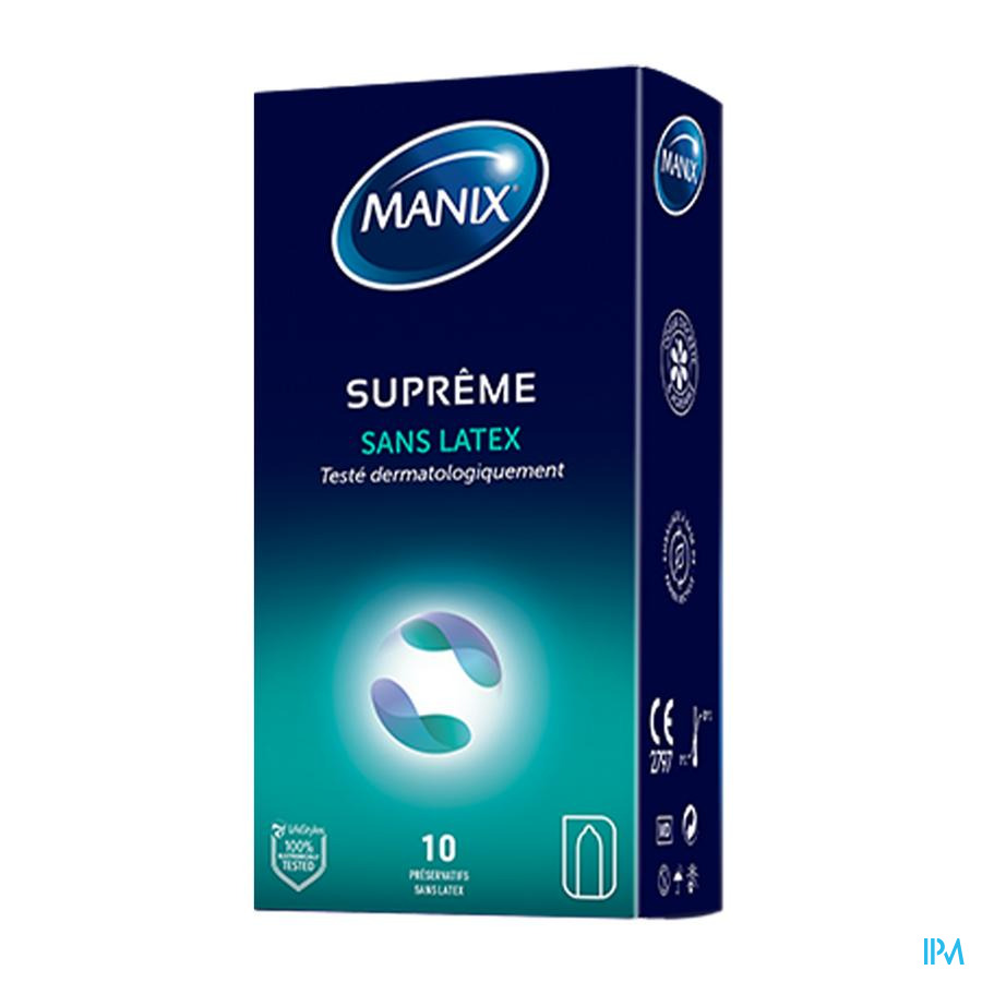 produit Manix Supreme Sans Latex Preservatif 10