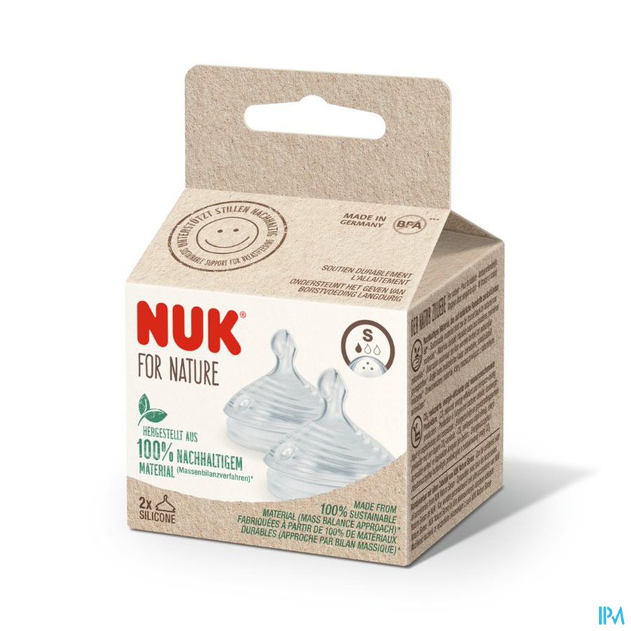 produit Nuk Tetine Silicone For Nature Ts X2