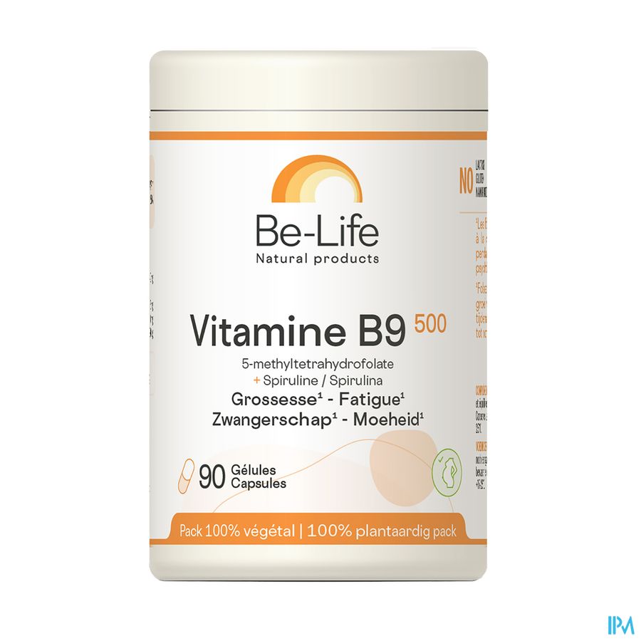 vignette BE-LIFE VITAMINE B9 500 90 GEL