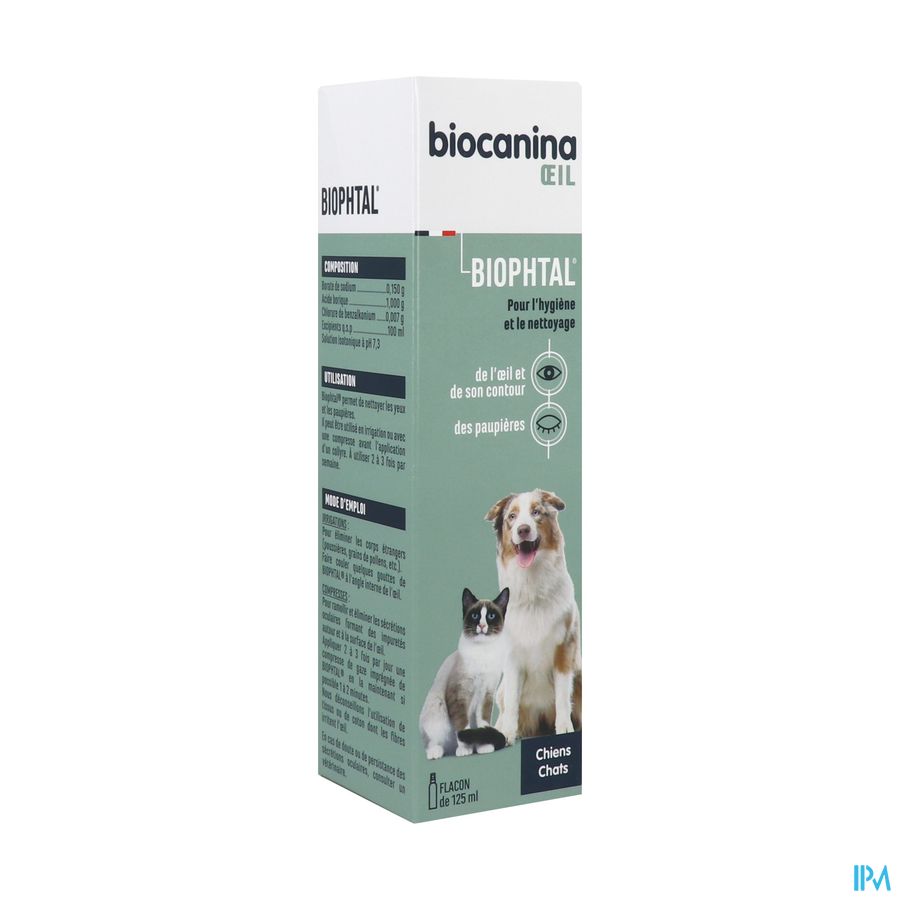 produit BIOCANINA BIOPHTAL FL 125 ML