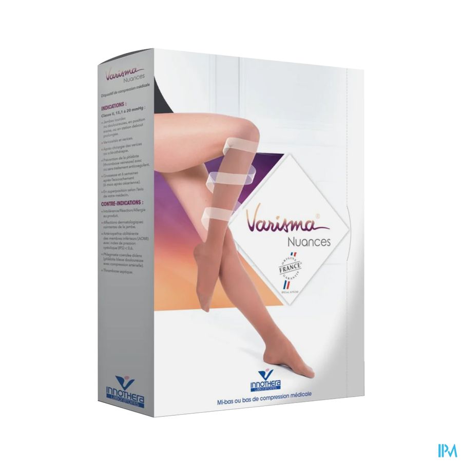 vignette Innothera Varisma2 Nuances Bas Cuisse Autofixant N1 Court T3