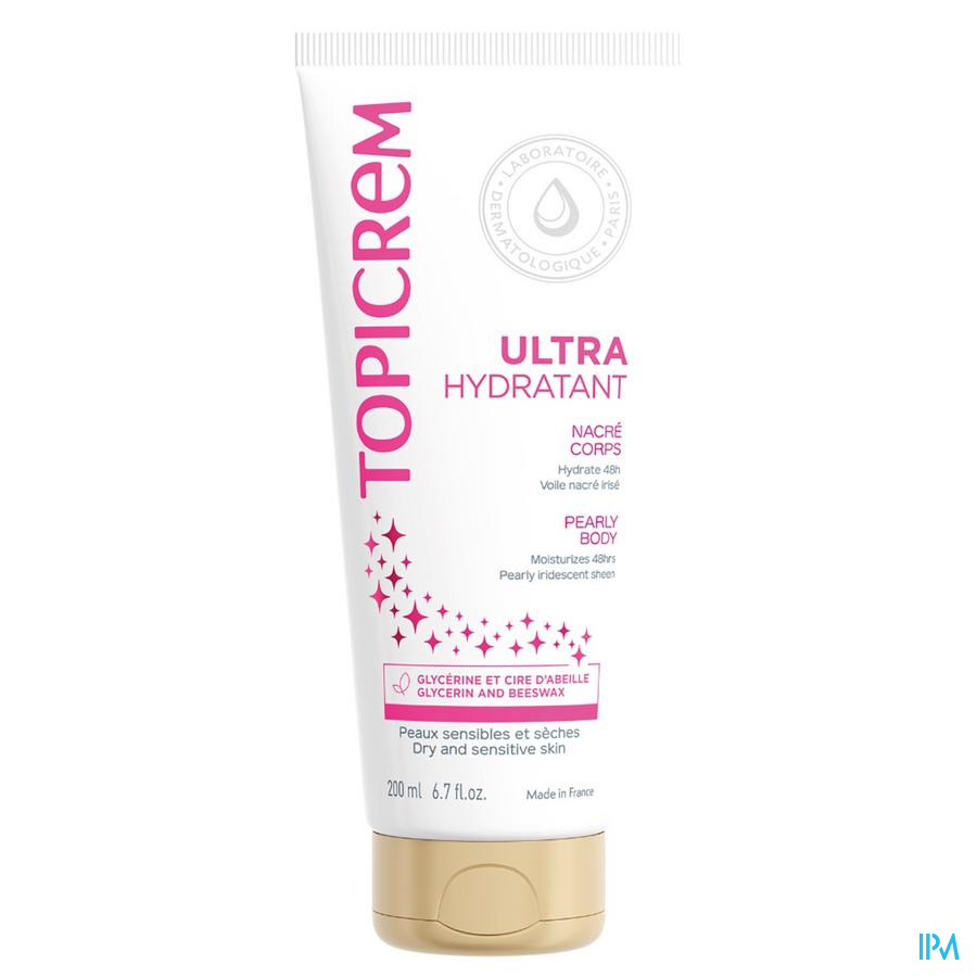 vignette TOPICREM UH CORPS NACRE 200ML