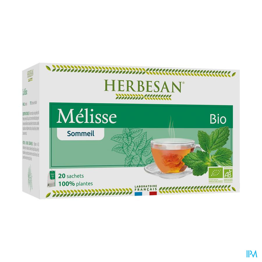 produit HERBESAN INFUSION BIO MELISSE 20