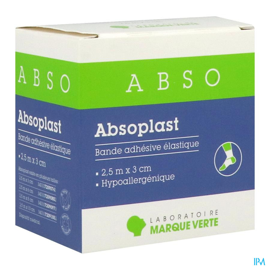 produit Absoplast Bande Adhesive Elastique 2m5 X 3cm