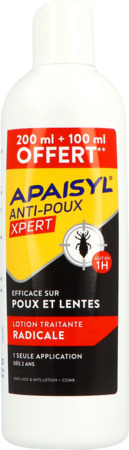 produit APAISYL XPERT POUX LENTES 200ML+100ML