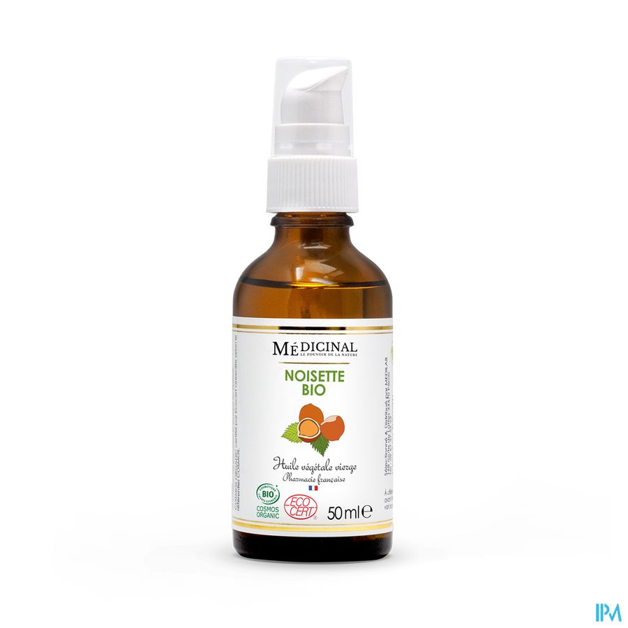 vignette MEDICINAL HV NOISETTE 50ML COSMOS ORG