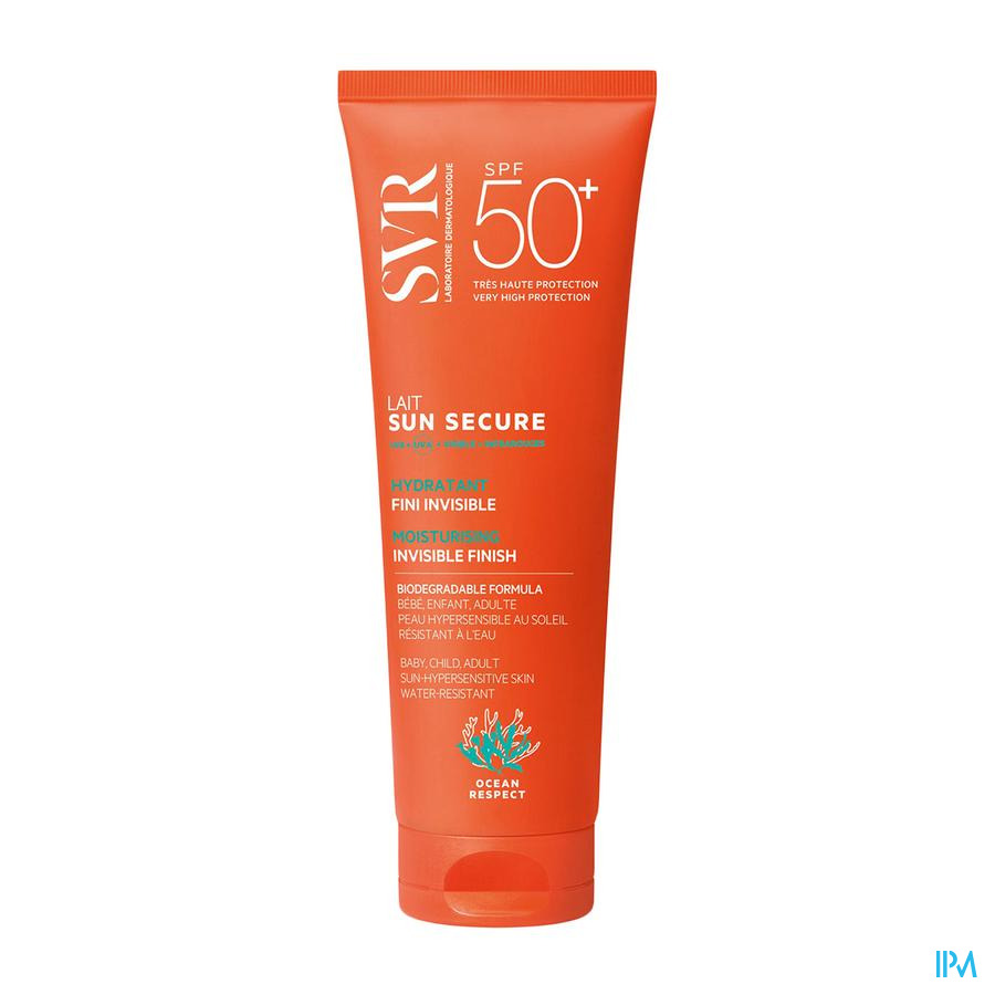 vignette SVR SUN SECURE LAIT S/PARFUM SPF50+ 250ML