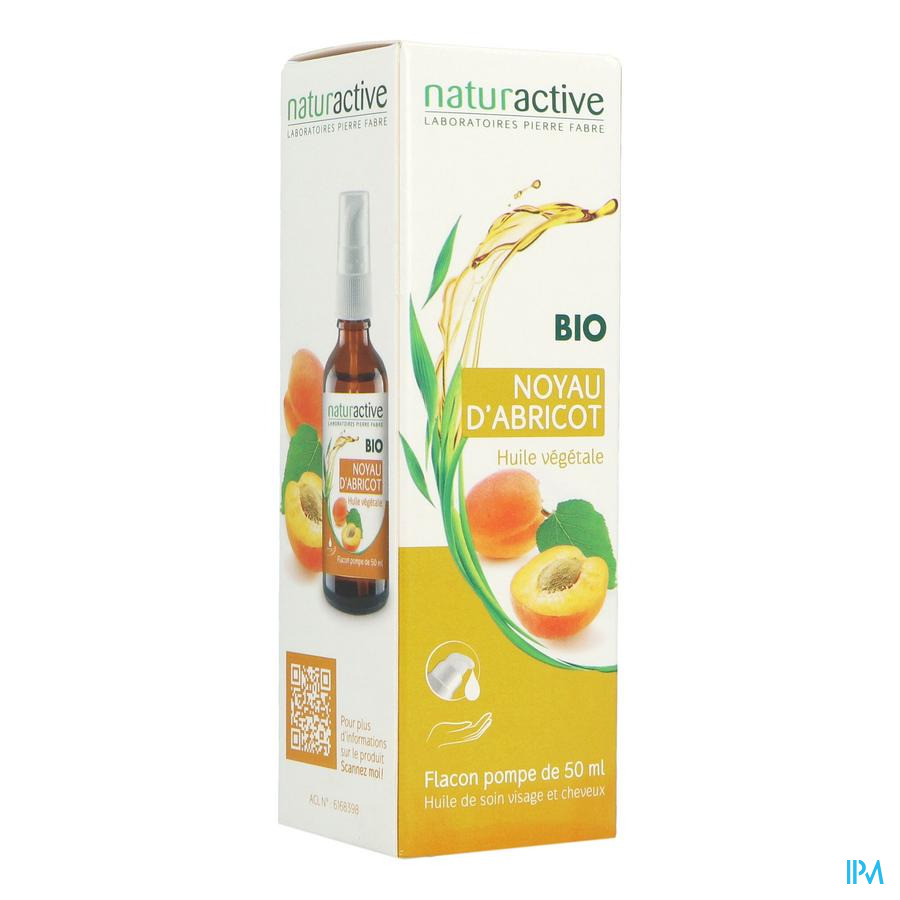vignette Naturactive Huile Vegetale Bio Abricot 50ml