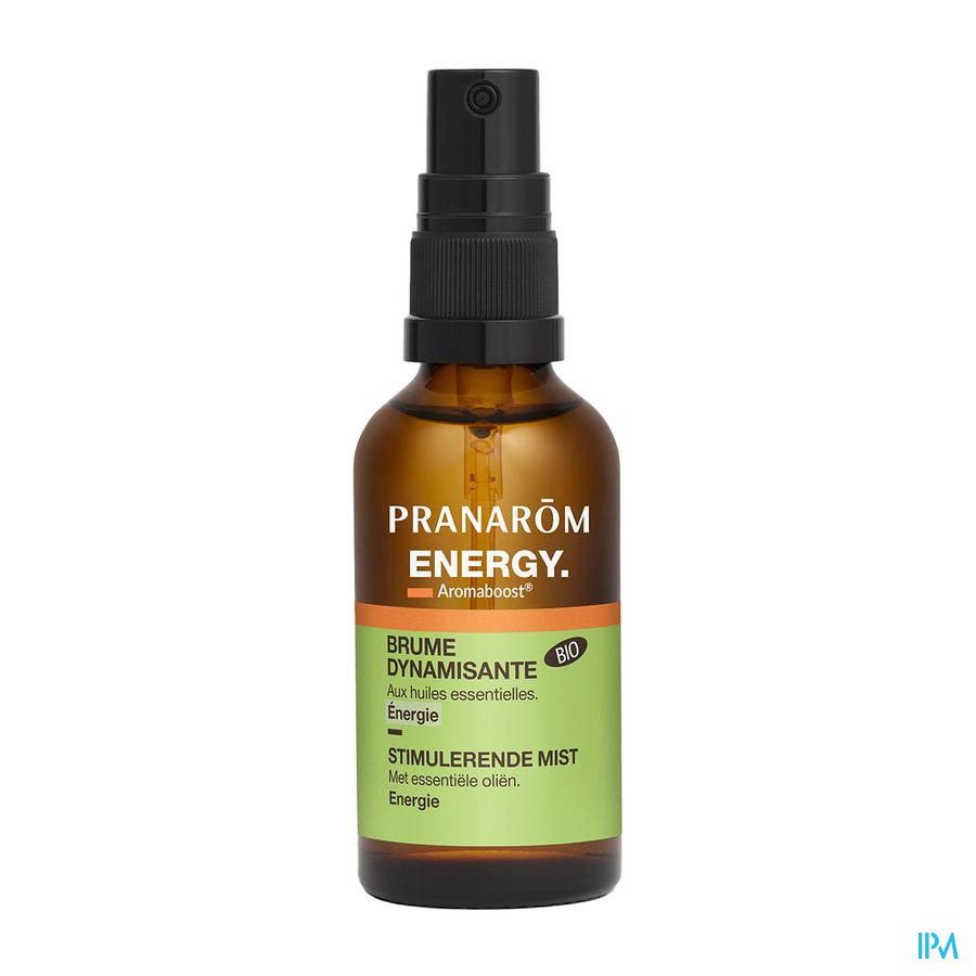 produit PRANAROM AROMABOOST ENERGY SPR BIO 50ML