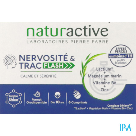 vignette Naturactive Nervosite Et Trac Flash Comprime Orodispersible 6