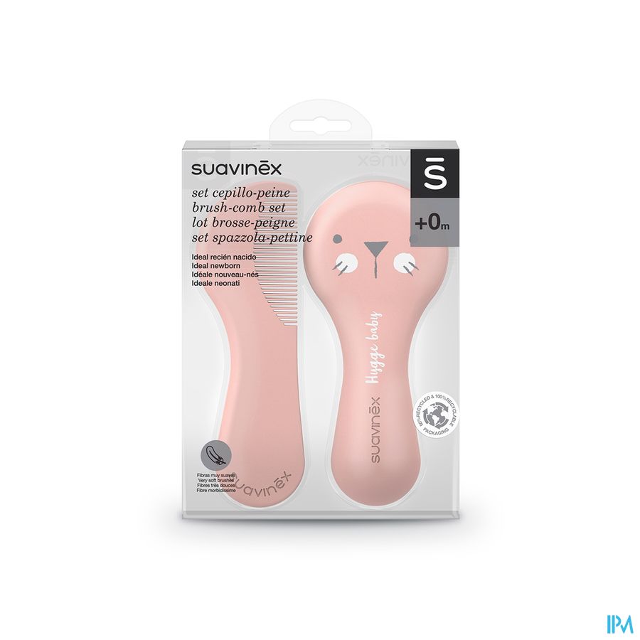 produit TETRA SET BROSSE+PEIGNE ROSE
