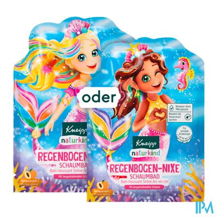 vignette Kneipp Nature Kids Bain Moussant Sirene Arc En Ciel Abricot 40ml