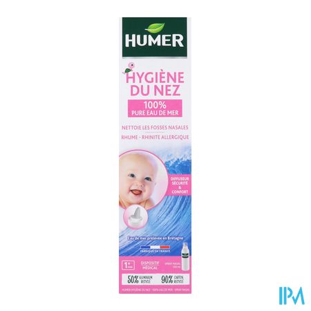 vignette Humer Isotonique 150 Nourrisson Enfant Solution Nasale Physiologique 150ml