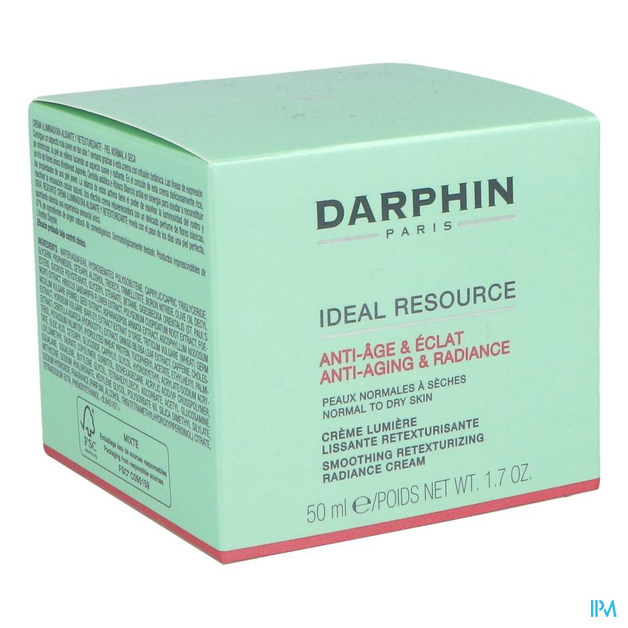 vignette DARPHIN IDEAL RESSOUR CR LUM 50ML