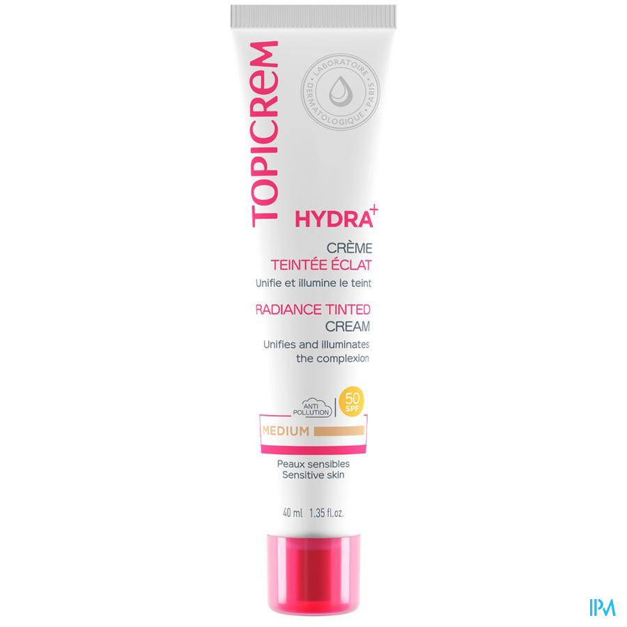 produit TOPICREM HYDRA+ CR TEINTEE MEDIUM 40ML