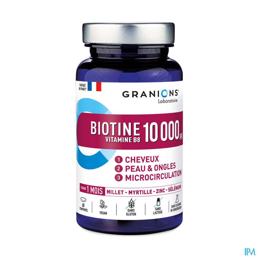 produit GRANIONS BIOTINE 10A000?G