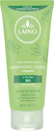 produit Laino Shampooing Douche Au The Vert Bio 100ml