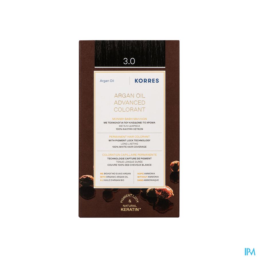 produit KORRES COLOR HLE ARGAN CHAT FONC NAT 3.0