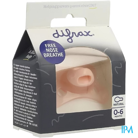 vignette Difrax Sucette Natural Edition Speciale 0/6mois