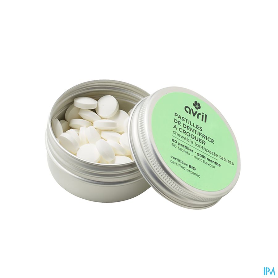 vignette Avril Pastille De Dentifrice A Croquer Bio 60