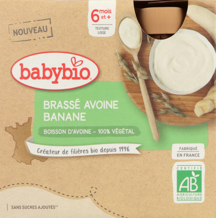 vignette BABYBIO GOURD BRASSE AVOINE BANANE 4*85G