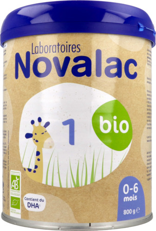 vignette Novalac Bio 1 Poudre 800g